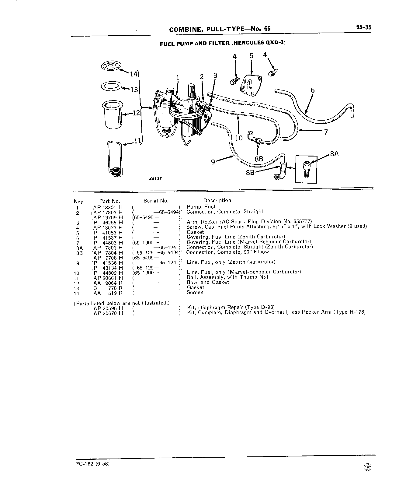 95 Engine, Hercules Q XD-3 (Continued)