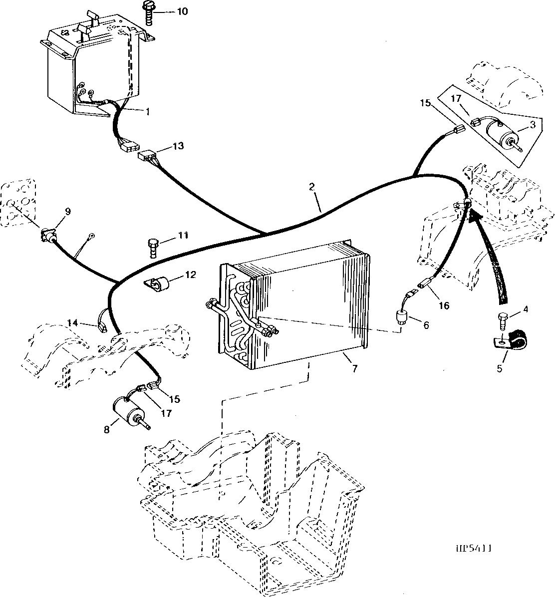 Air Conditioner and Heater Wiring Harness ( - 660100)