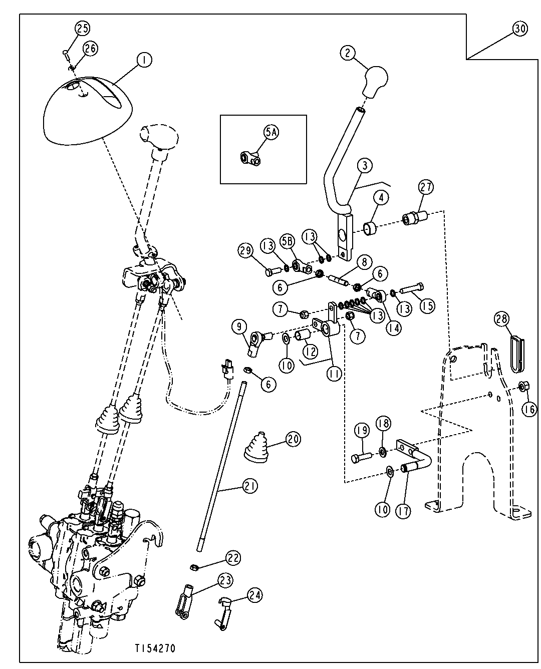 Third Function Loader Control Valve Linkage ( - 913479)