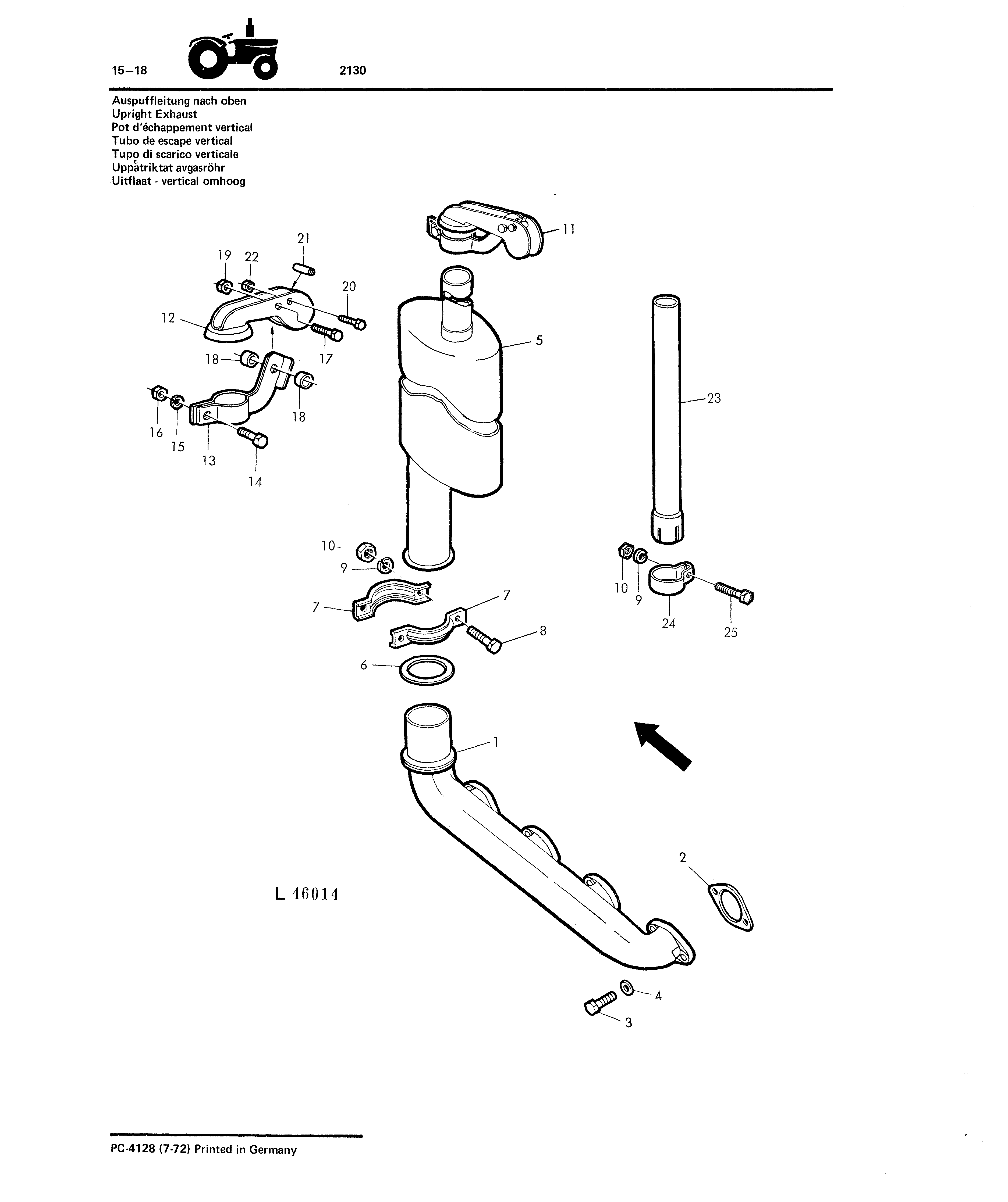 Upright Exhaust
