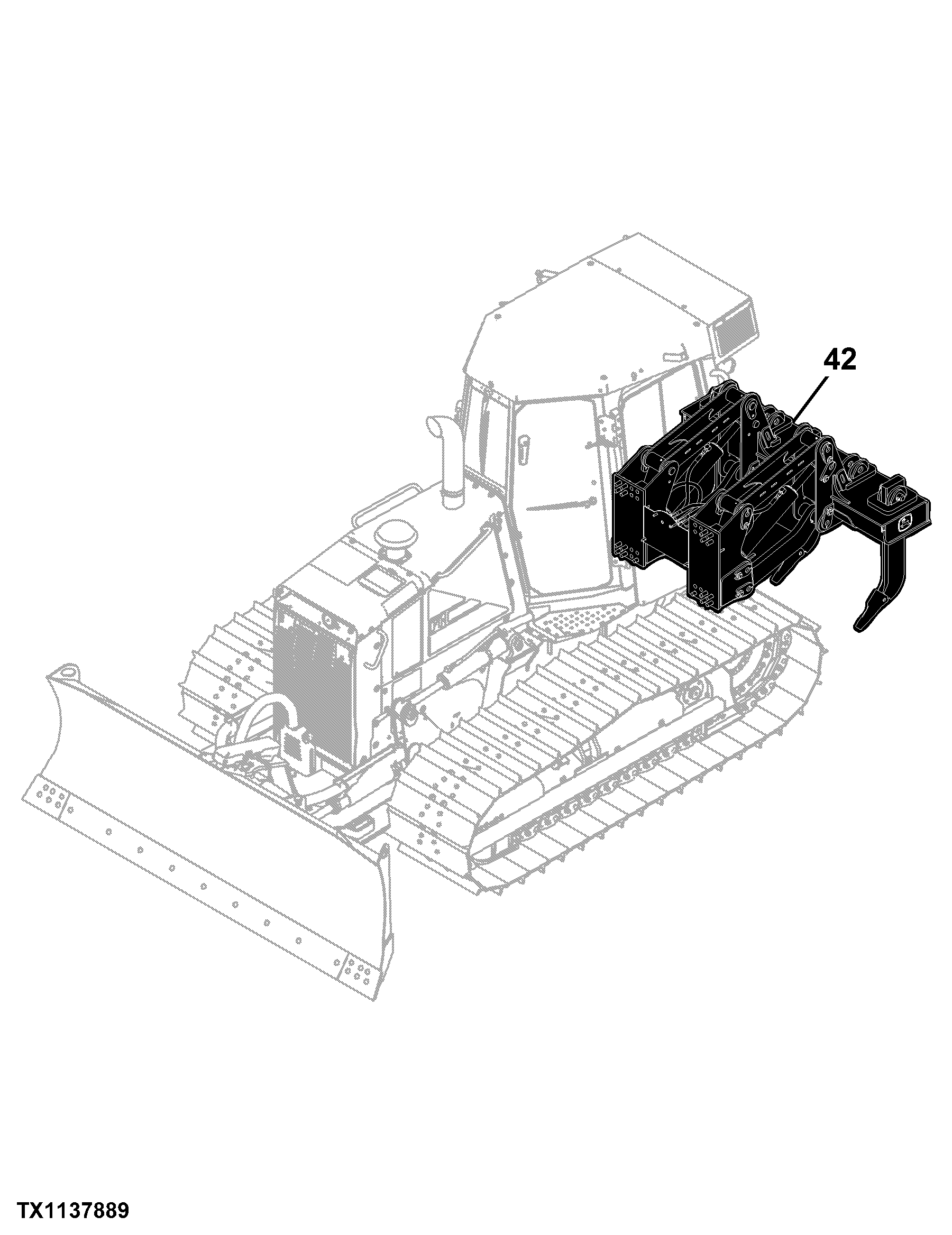 700K Crawler Dozer (PIN: 1T0700KX_ _E217278 - 275435) Engine 6068HT092