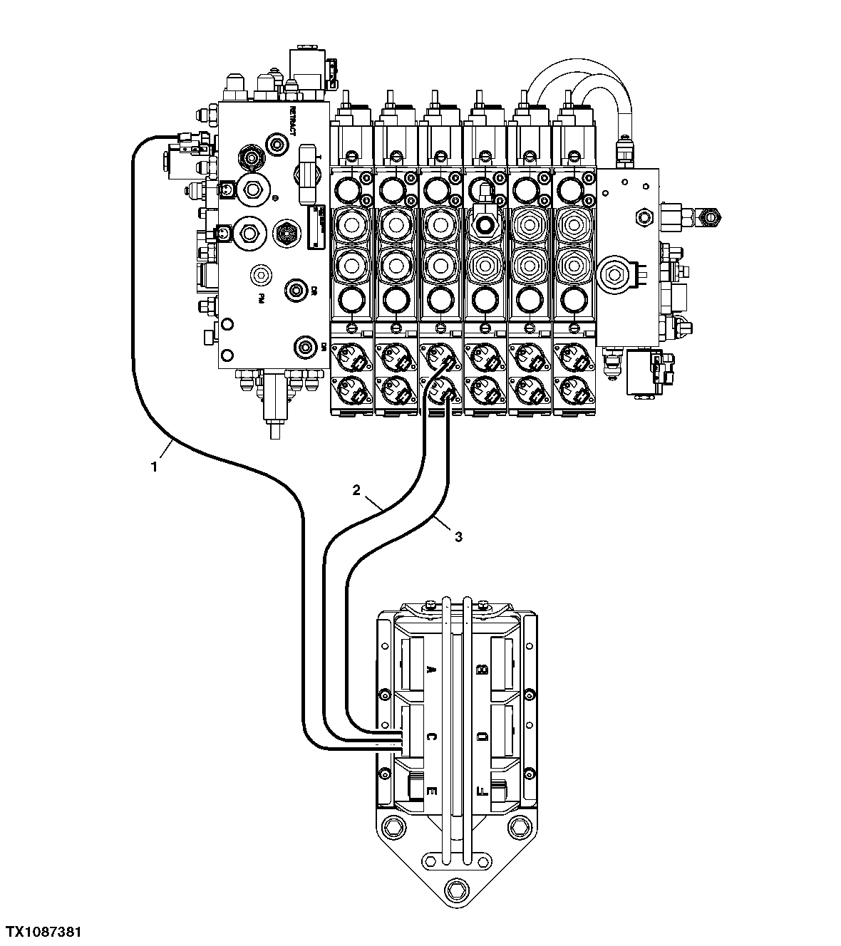 Parker Valve Electrical Connections C