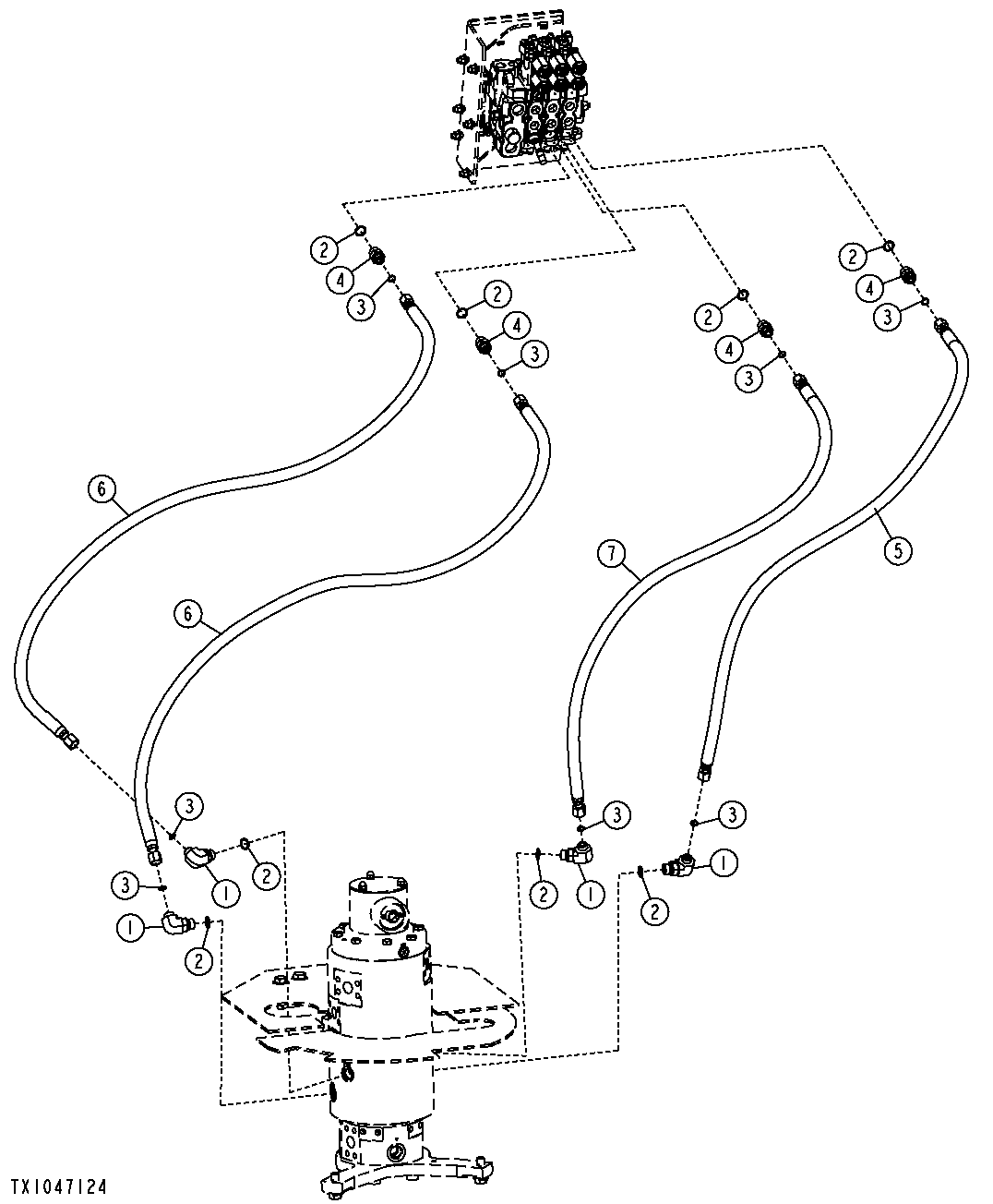 HYDRAULIC SYSTEM - LEVELING VALVE (SN 139730-)