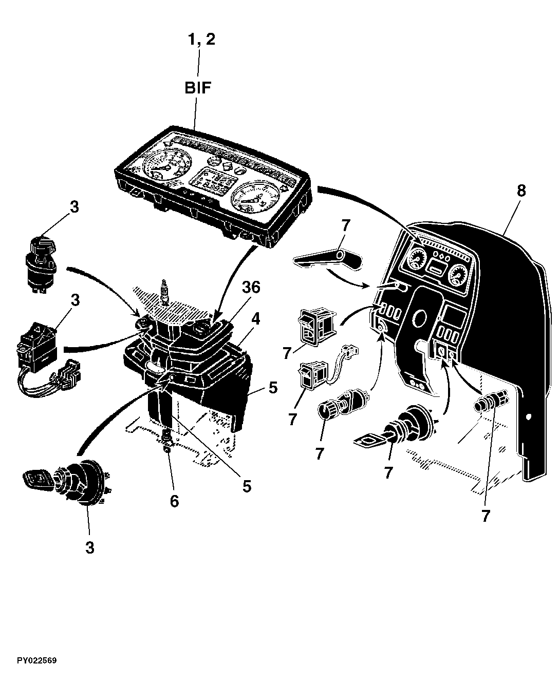 93 Operators Station, Controls And Accessories