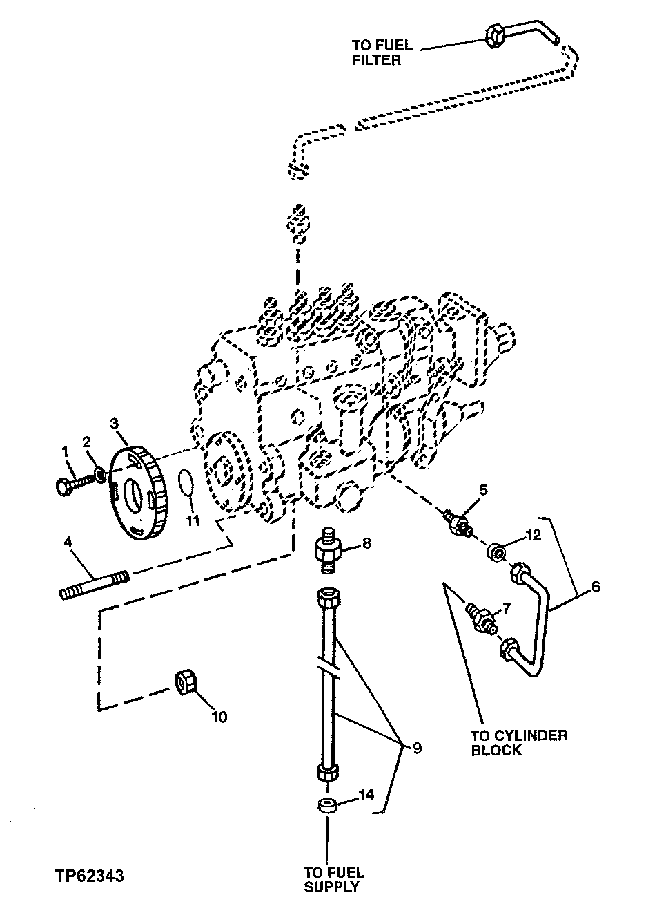 PUMP DRIVE (FUEL INJECTION PUMP) (ESN -804732) ( - 804732)