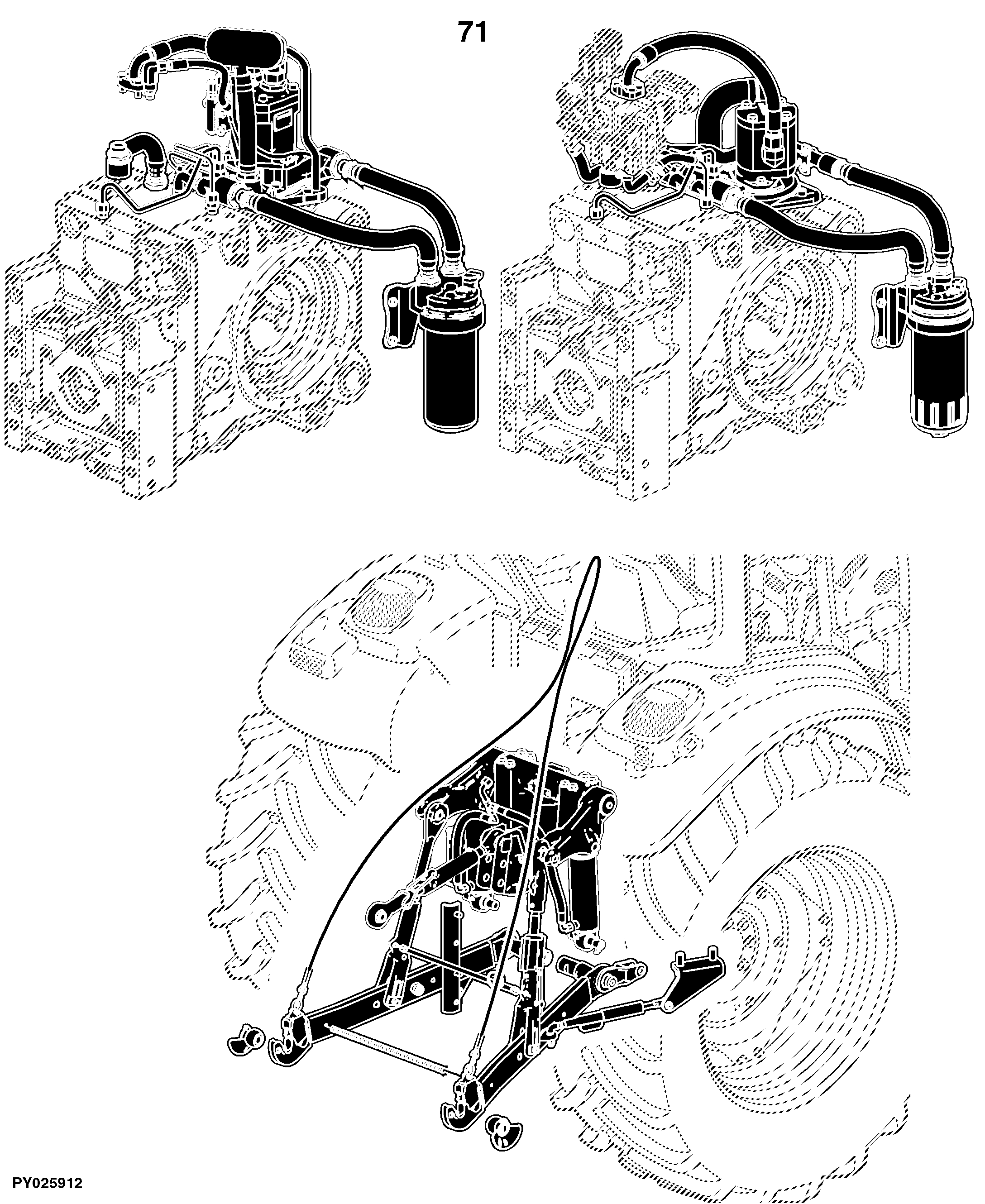 7230 Tractor (Engine 6068HL280,6068HL282) (North America Edition)