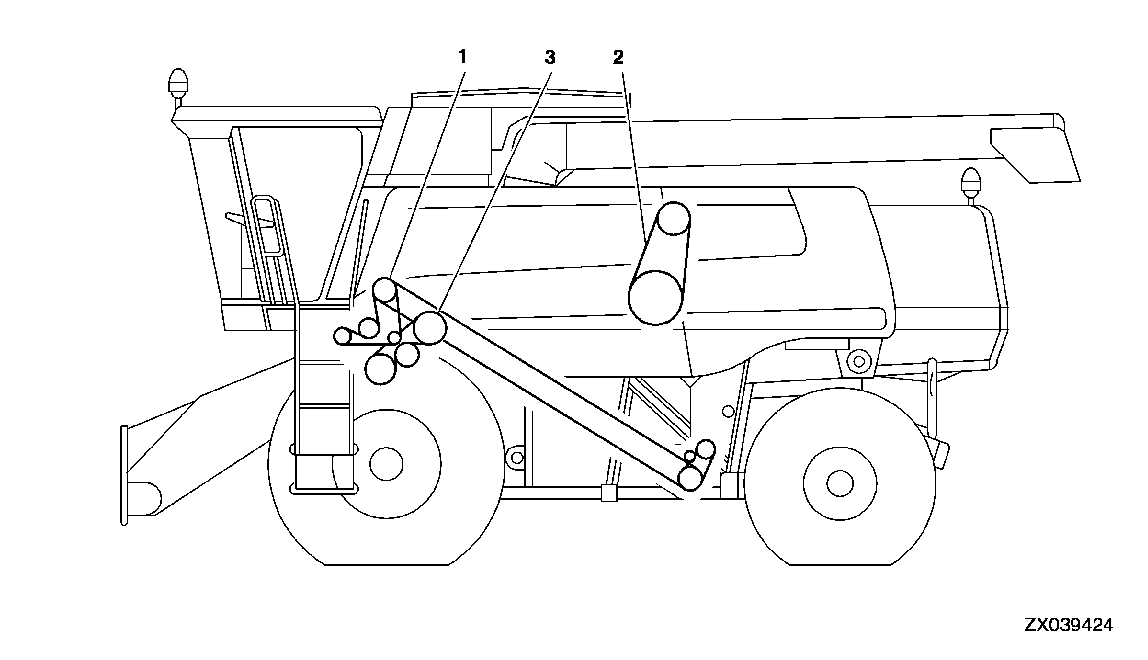 TAILINGS AUGER, BEATER AND UNLOADING SYSTEM BELTS AND CHAINS