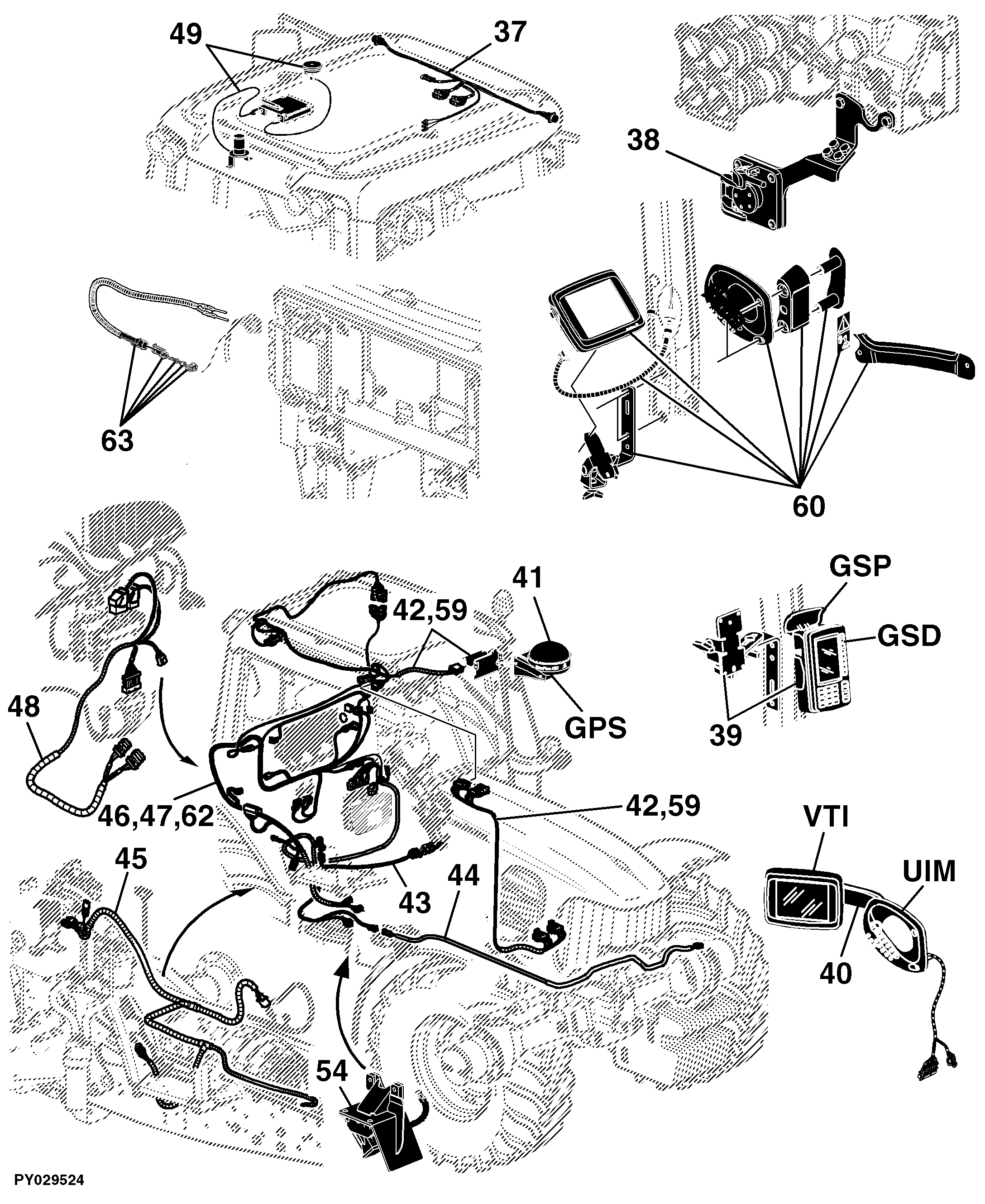 42 Electrical Components / Wiring Harnesses and Precision Farming Equipment