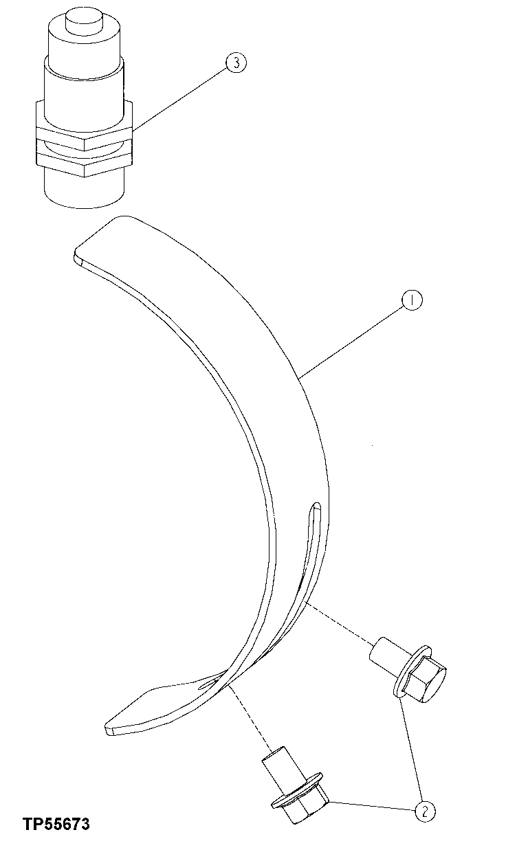 Return-To-Carry Sensor (For Use With Tool Carrier or Log Loader)