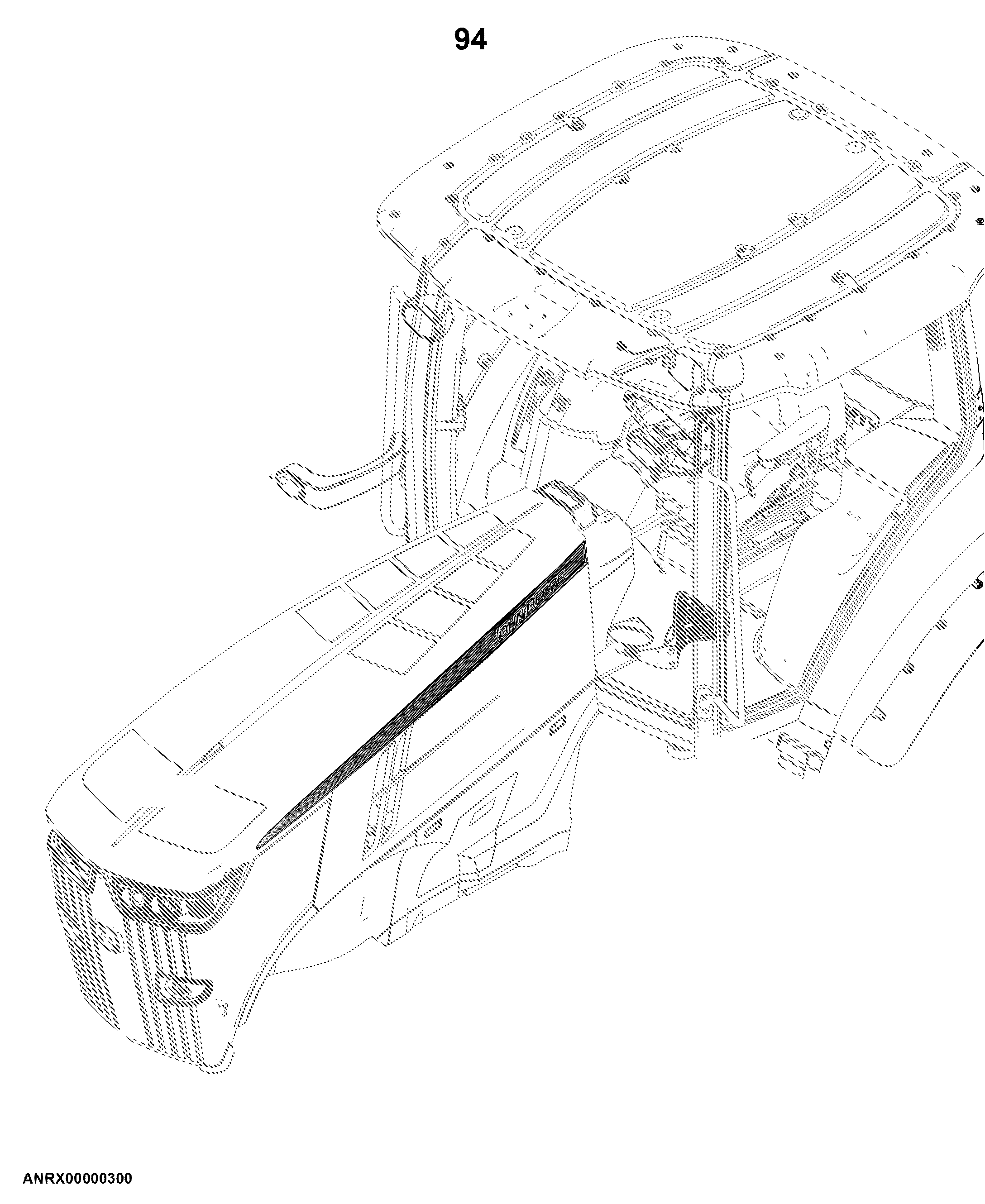 7290R Tractor (S.N. 080001-110100)(Worldwide Edition)