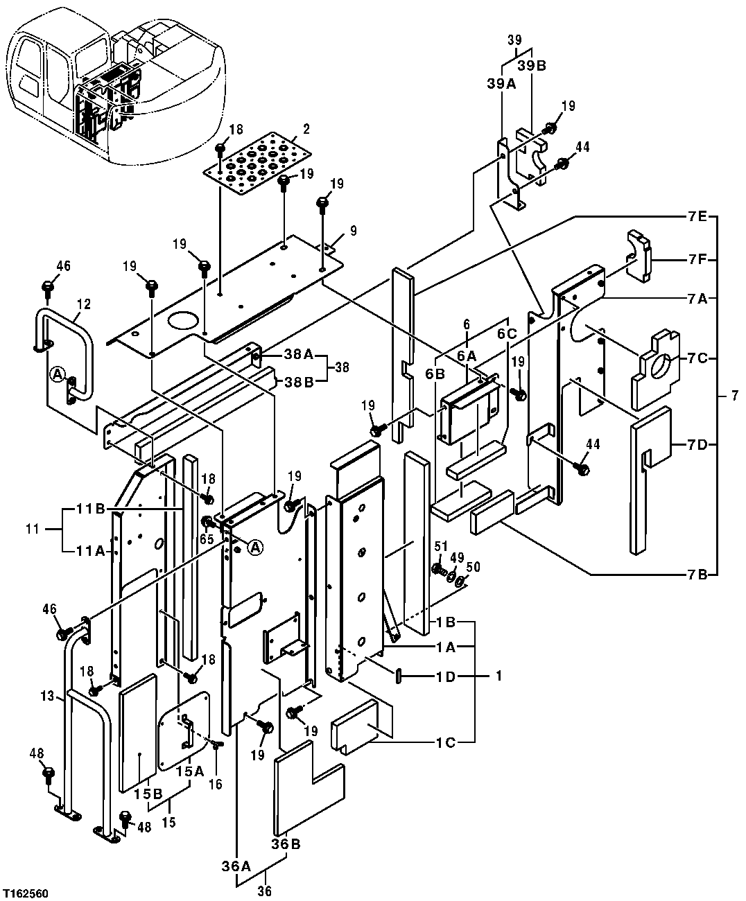 Cooling Package Compartment Front Panel And Front Cover