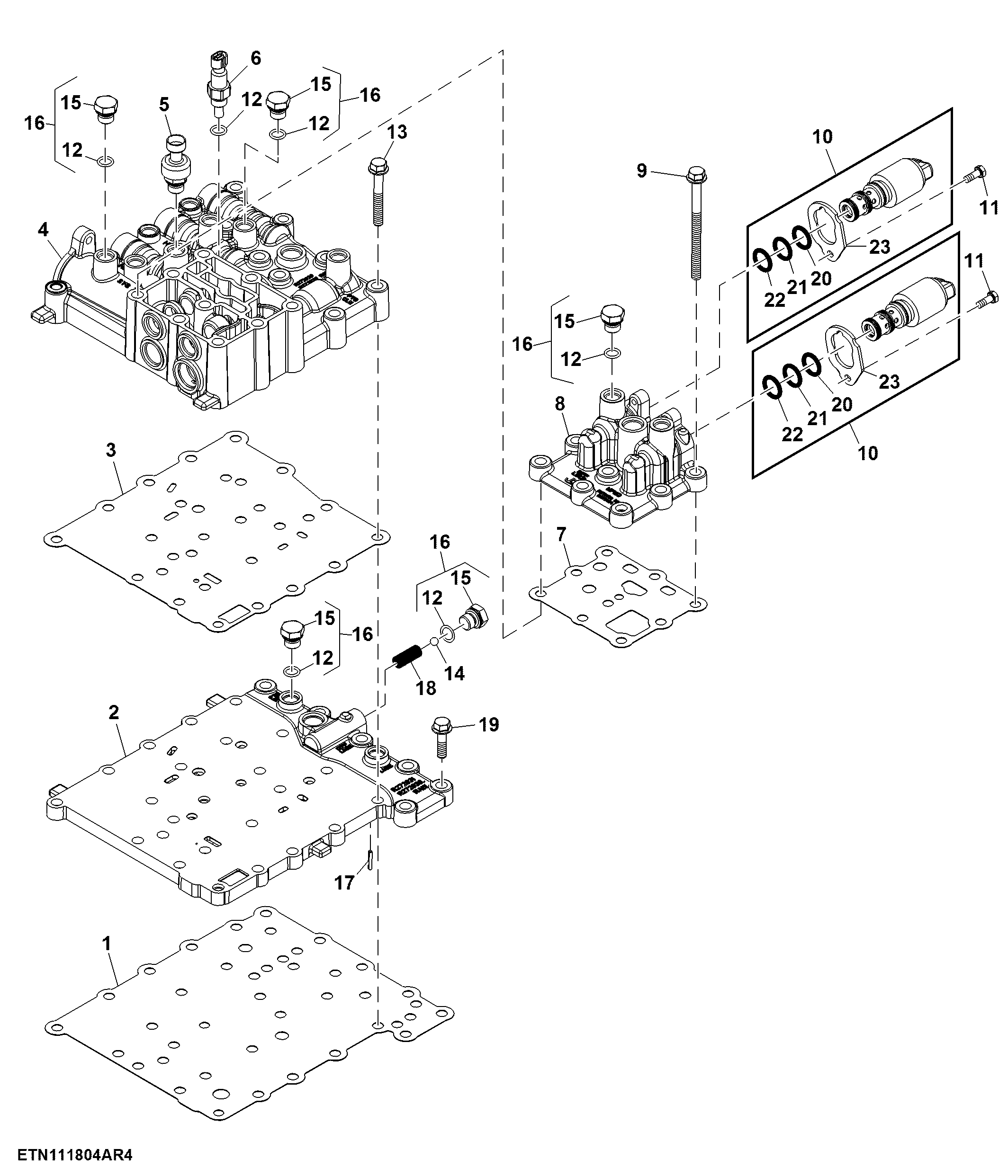 Control Valve, MFWD, PowrReverser™ Plus (1/2)
