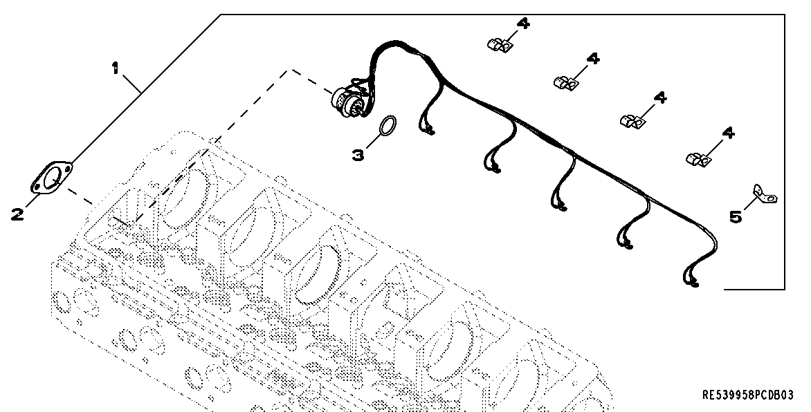 9902 WIRING HARNESS - ELECTRONIC UNIT INJECTOR