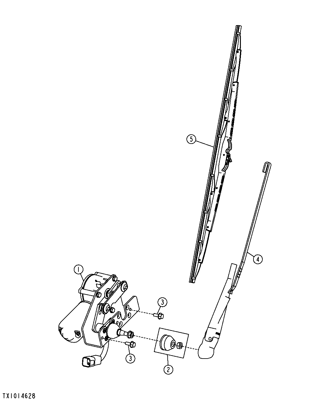 Front Windshield Wiper System