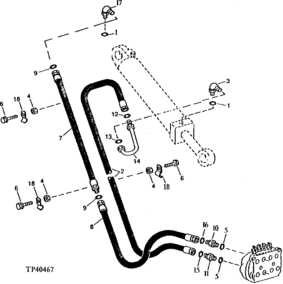Boom Cylinder Hydraulics (For Use With Standard Boom) ( - 801199)