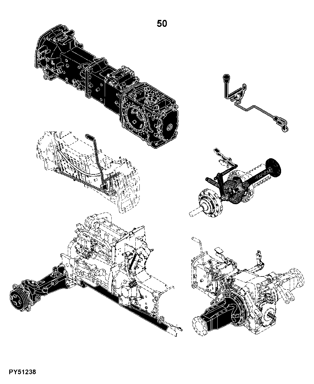 5310, 5410, 5610 Tractors (TREM III Engine)(PY5310T, PY5410T, PY5610T, India Edition)