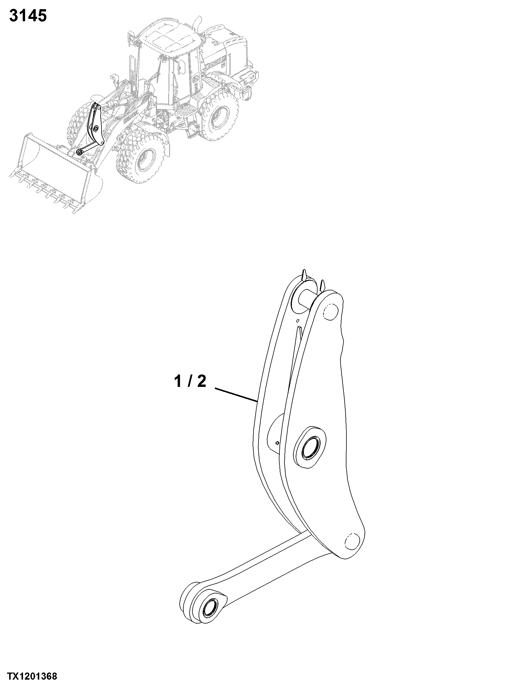 3145 Bucket Loader Linkage