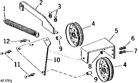 FEEDER CONVEYOR FIXED BELT DRIVE TIGHTENER (LONG FEEDER HOUSE)