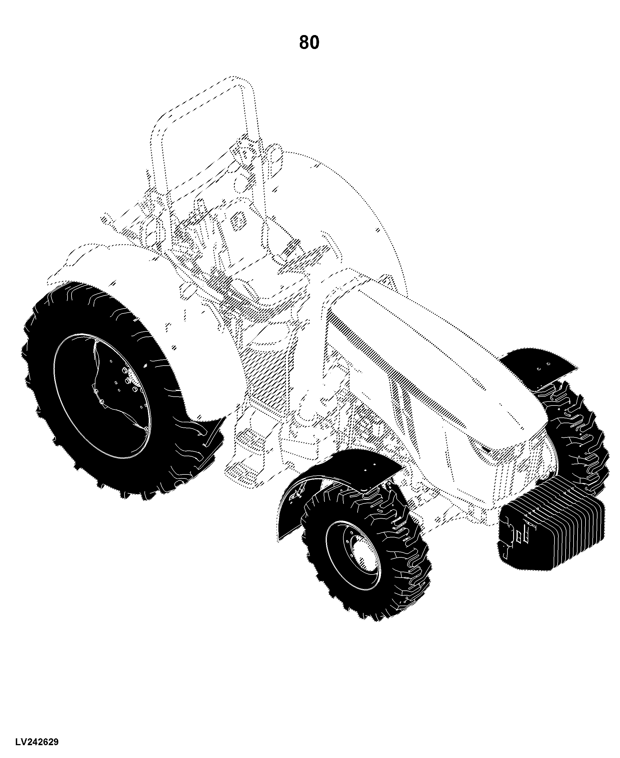 5100ML Tractor (Engine 4045HLV72, Final Tier 4)(North American Edition)