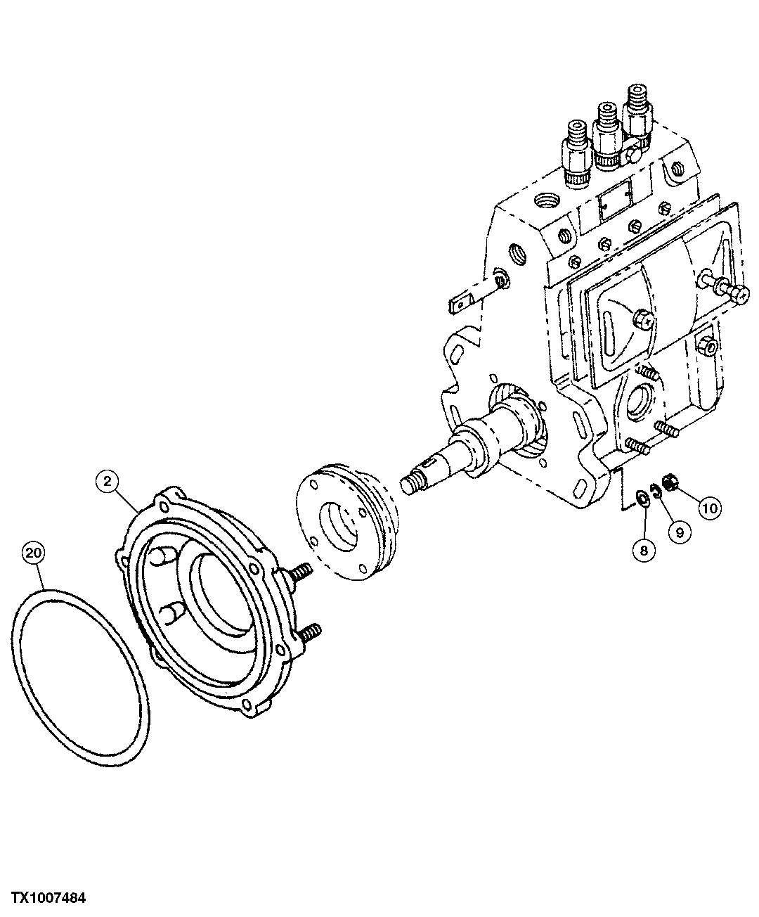 FUEL INJECTION PUMP MOUNTING