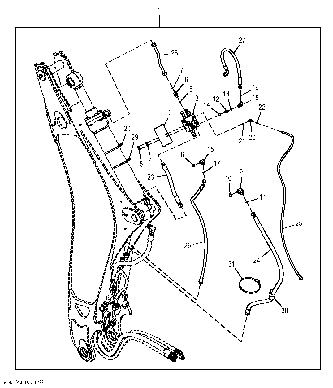 Controlled Load Lowering Device Kit, Crowd Cylinder