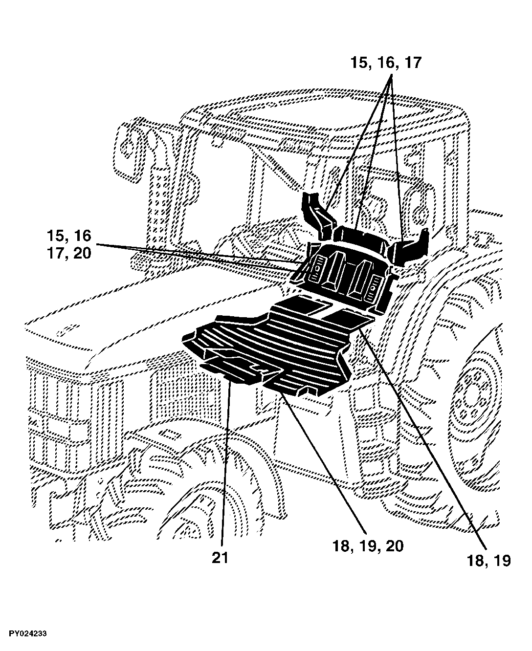 91 OPERATOR'S CAB, BASIC, HEATING, AIR CONDITIONING