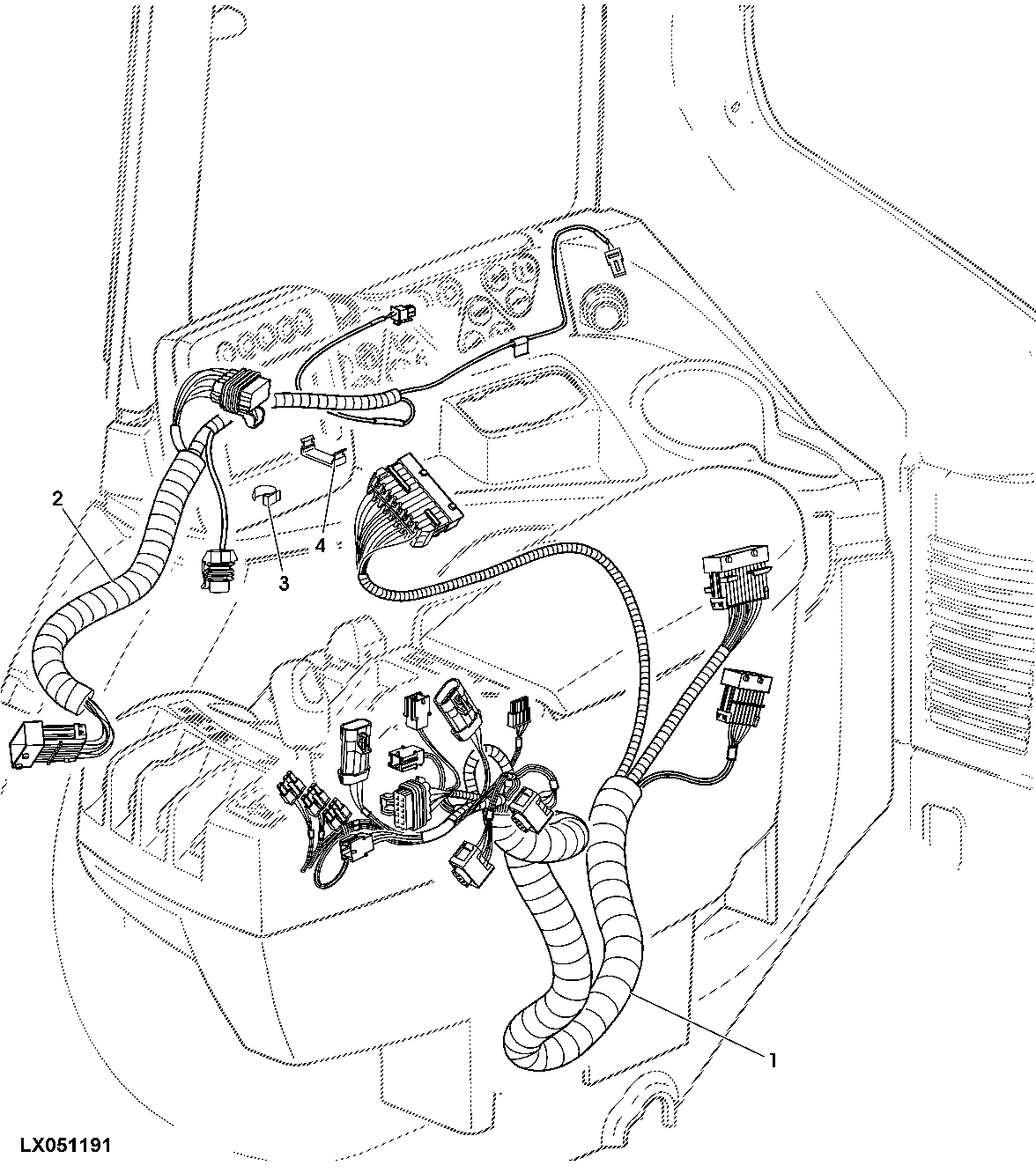 WIRING HARNESS, AUTOPOWR, COMMANDCENTER DTI, SWITCHMODULE DSM (COMMAND ARM)