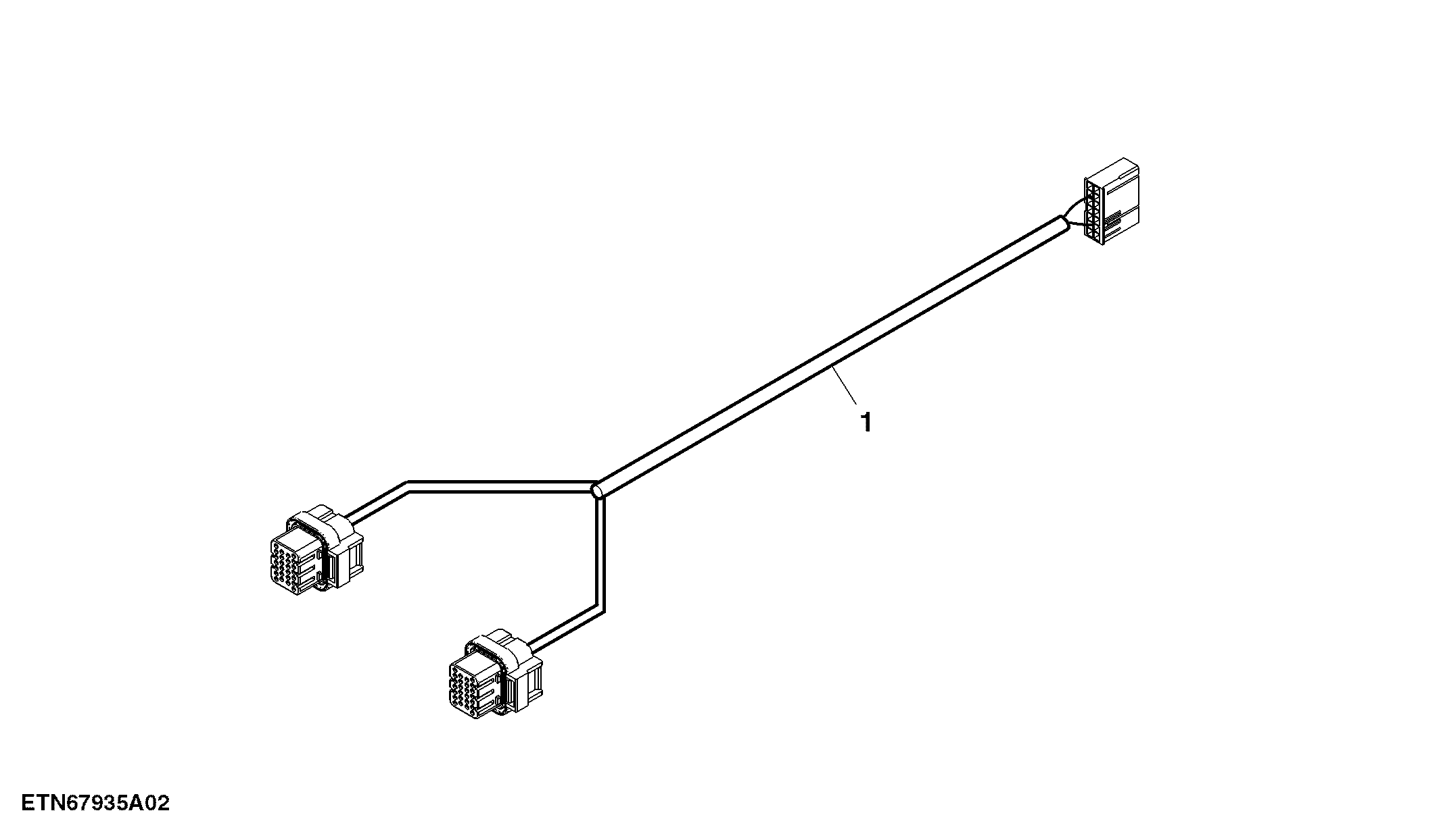 Wiring Harness, Big Display Arm