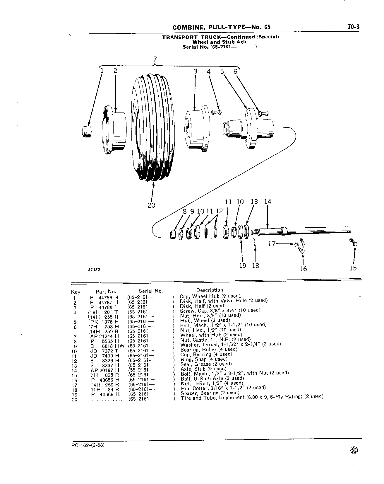 70 Transport Truck (Continued)