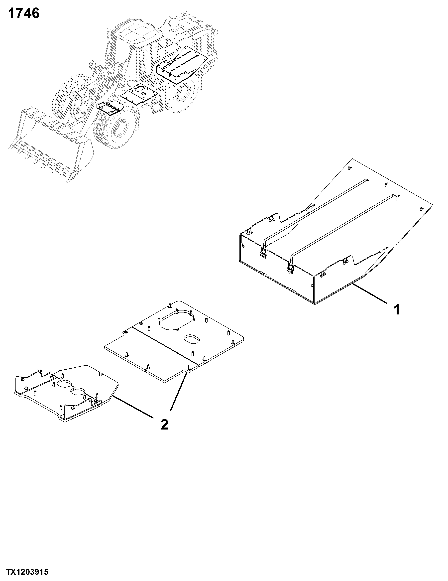 1746 Frame Bottom Guards