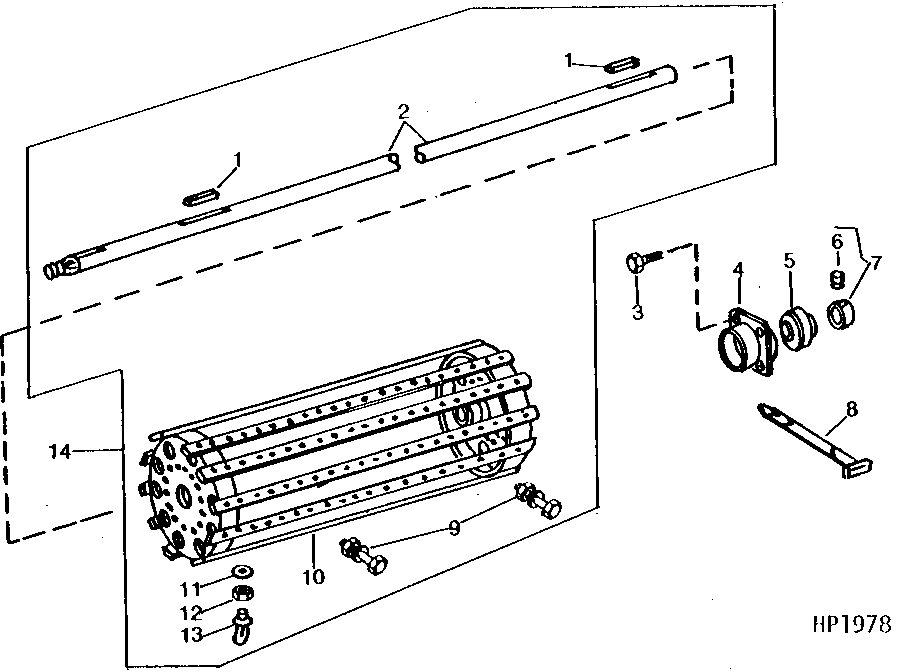SPIKE - TOOTH CYLINDER (DUAL - RANGE CYLINDER DRIVE) (551901 - )