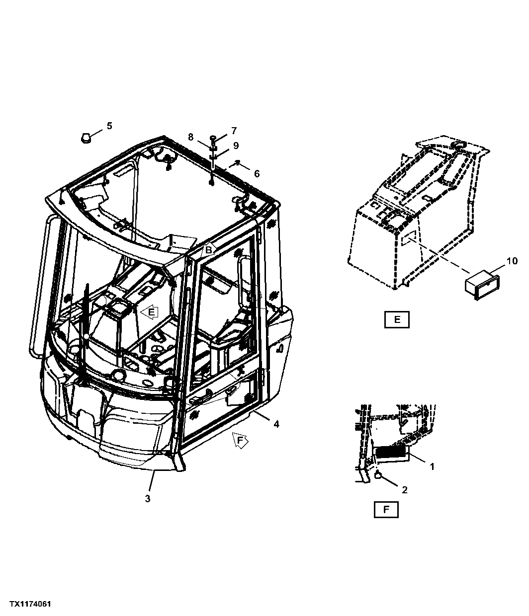 Cab Noise Reduction Insulation and Hardware