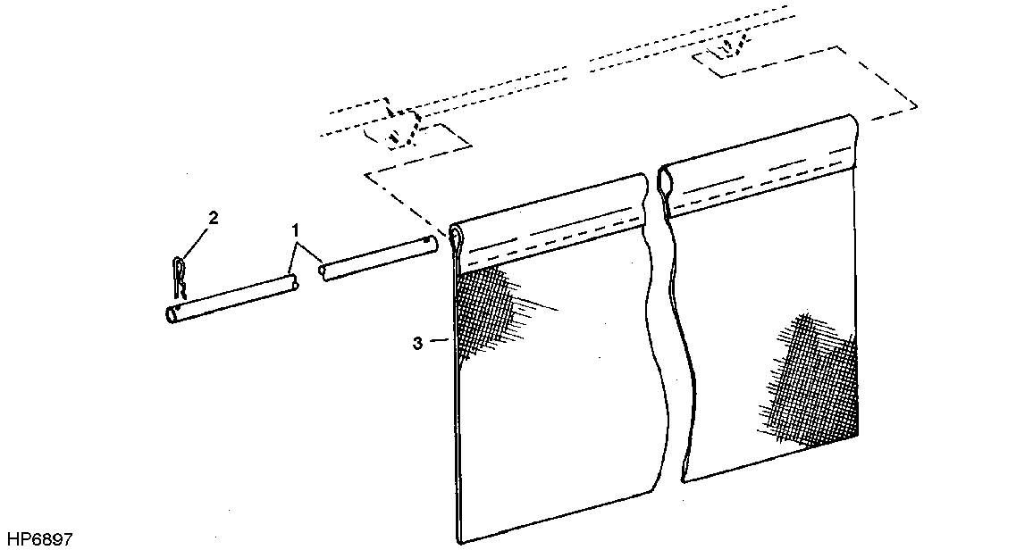 SEPARATOR CURTAIN (RASP BAR CYLINDER)