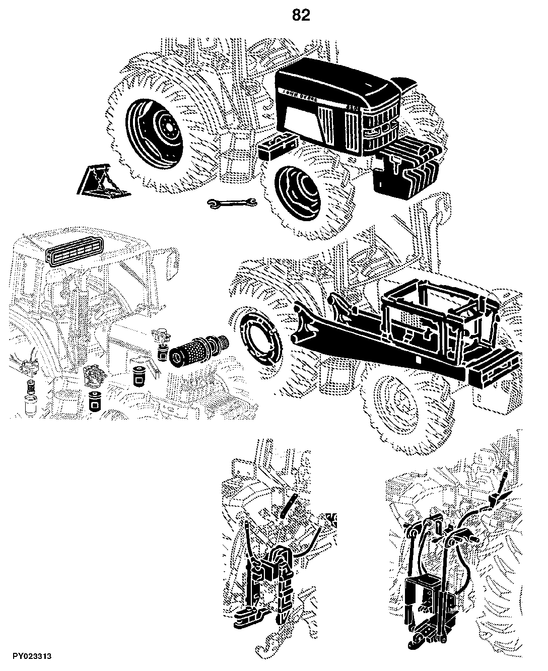 SE6010, SE6110, SE6210, SE6310, SE6410 Tractors (Europe Edition)