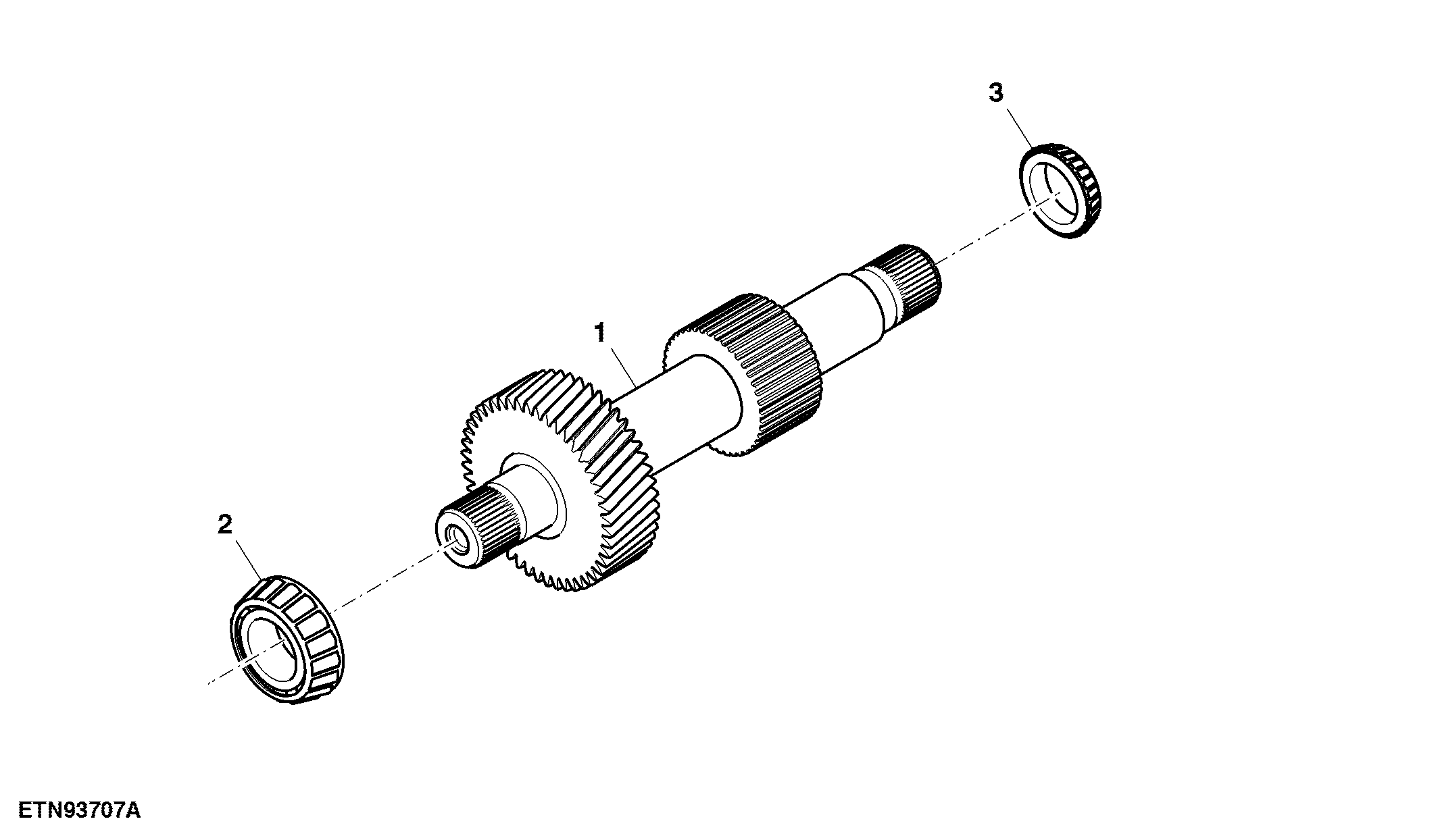 Output Shaft, PST