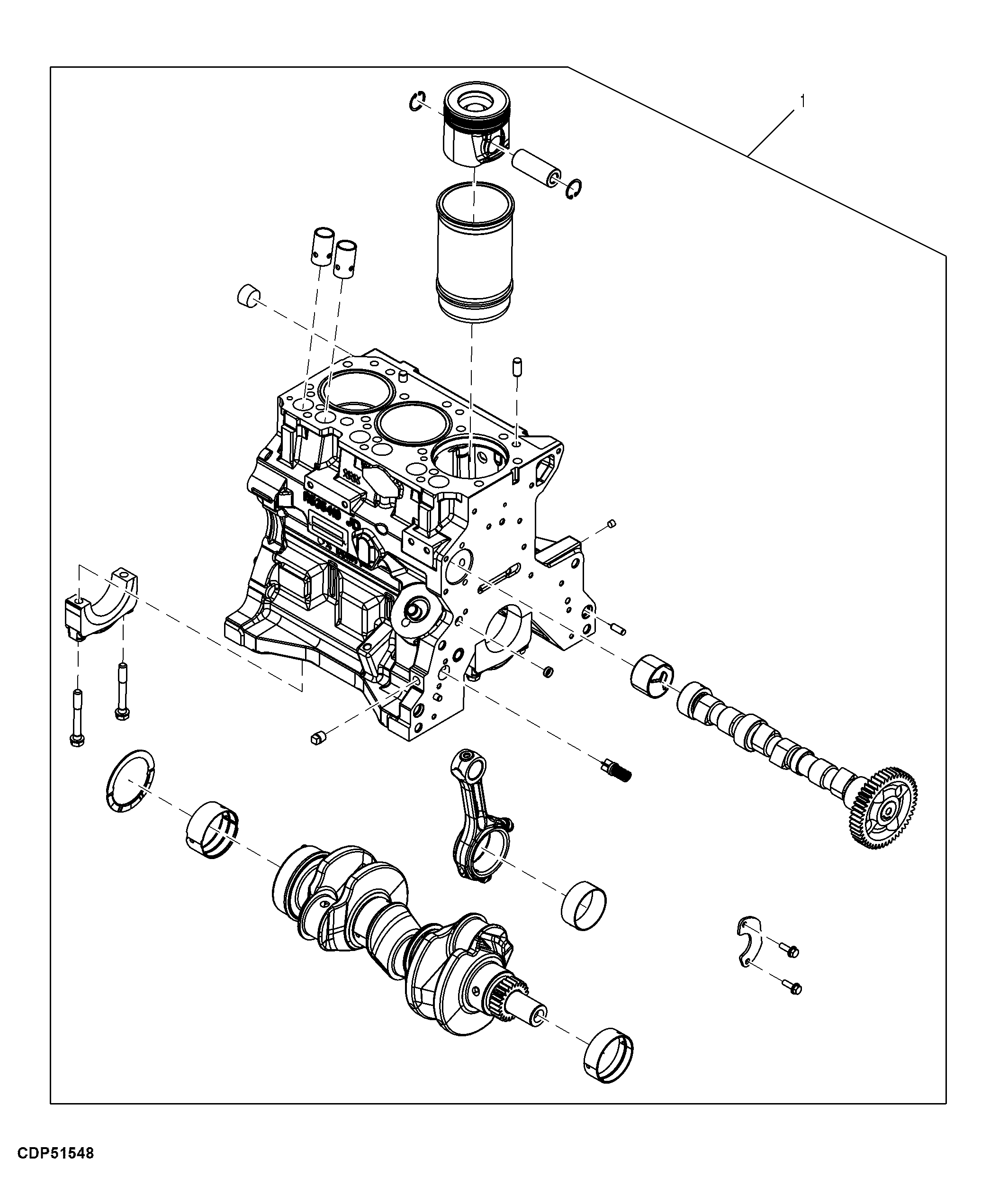 9901 Short Block Assembly