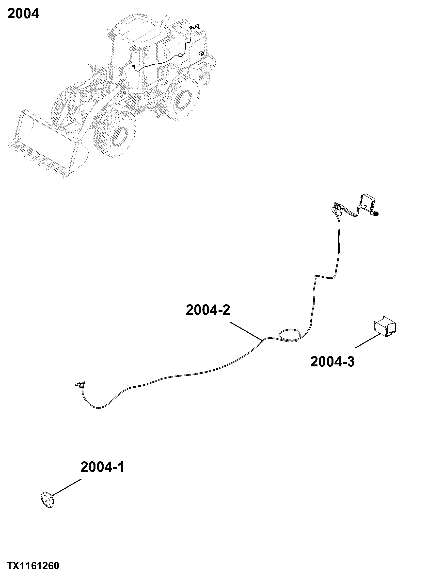 2004 Warning Devices Including Horn and Reverse Alarm