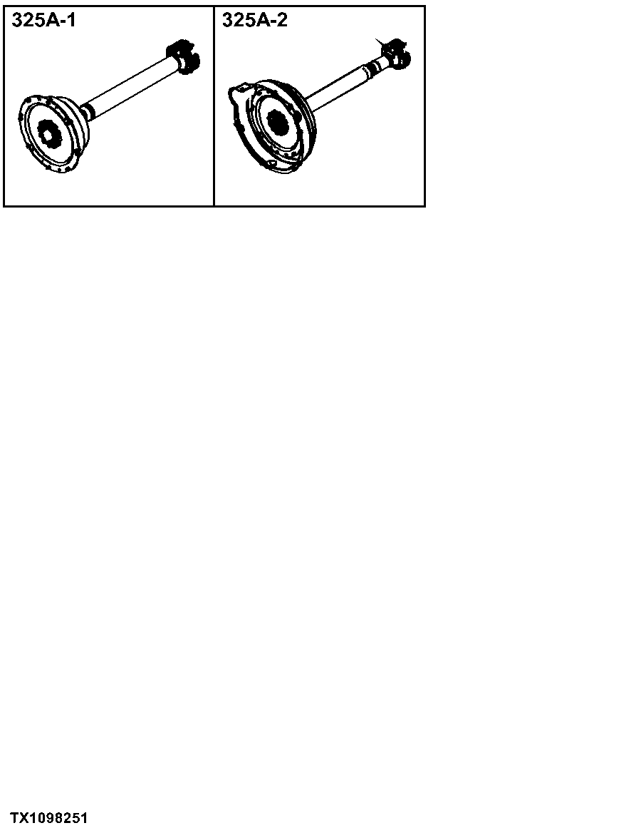 0325A Input Drive Shafts & U-joints
