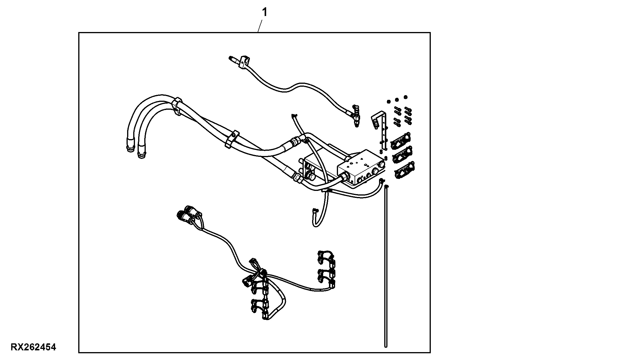 Attachment, VII and VIII Remote SCV, High Flow Hydraulic Systems