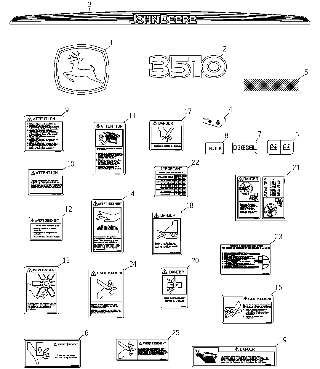 DECAL GP, FRAME, FRENCH (OPTION 6720){WHEEL}