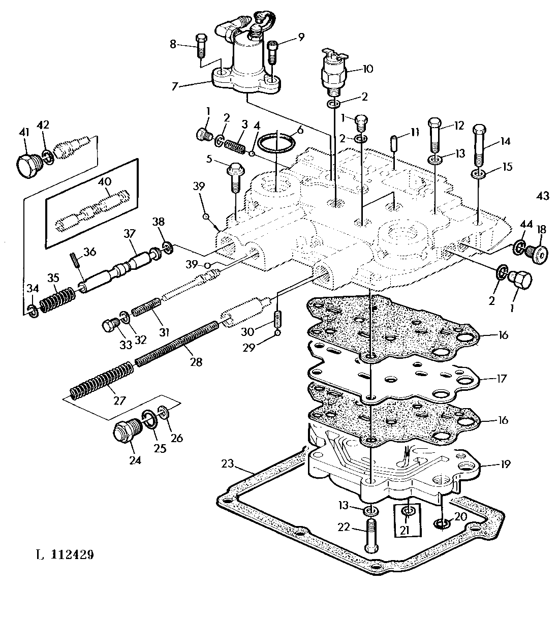 SHIFT COVER (IND. PTO. HI-LO SHIFT AND CONSOLE SHIFT)