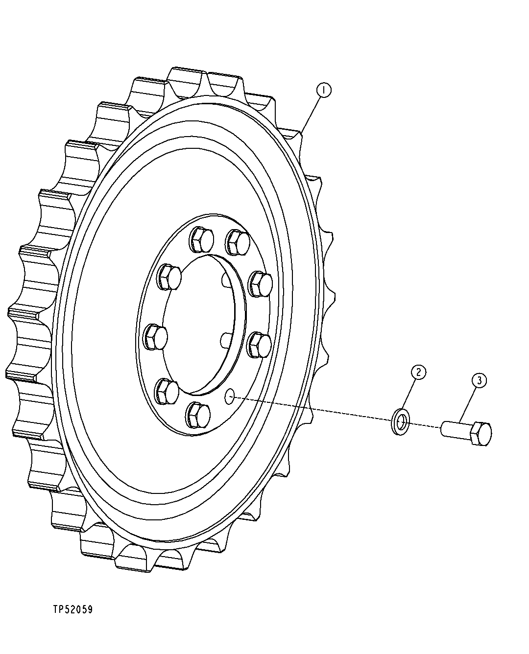 Track Chain Drive Sprocket