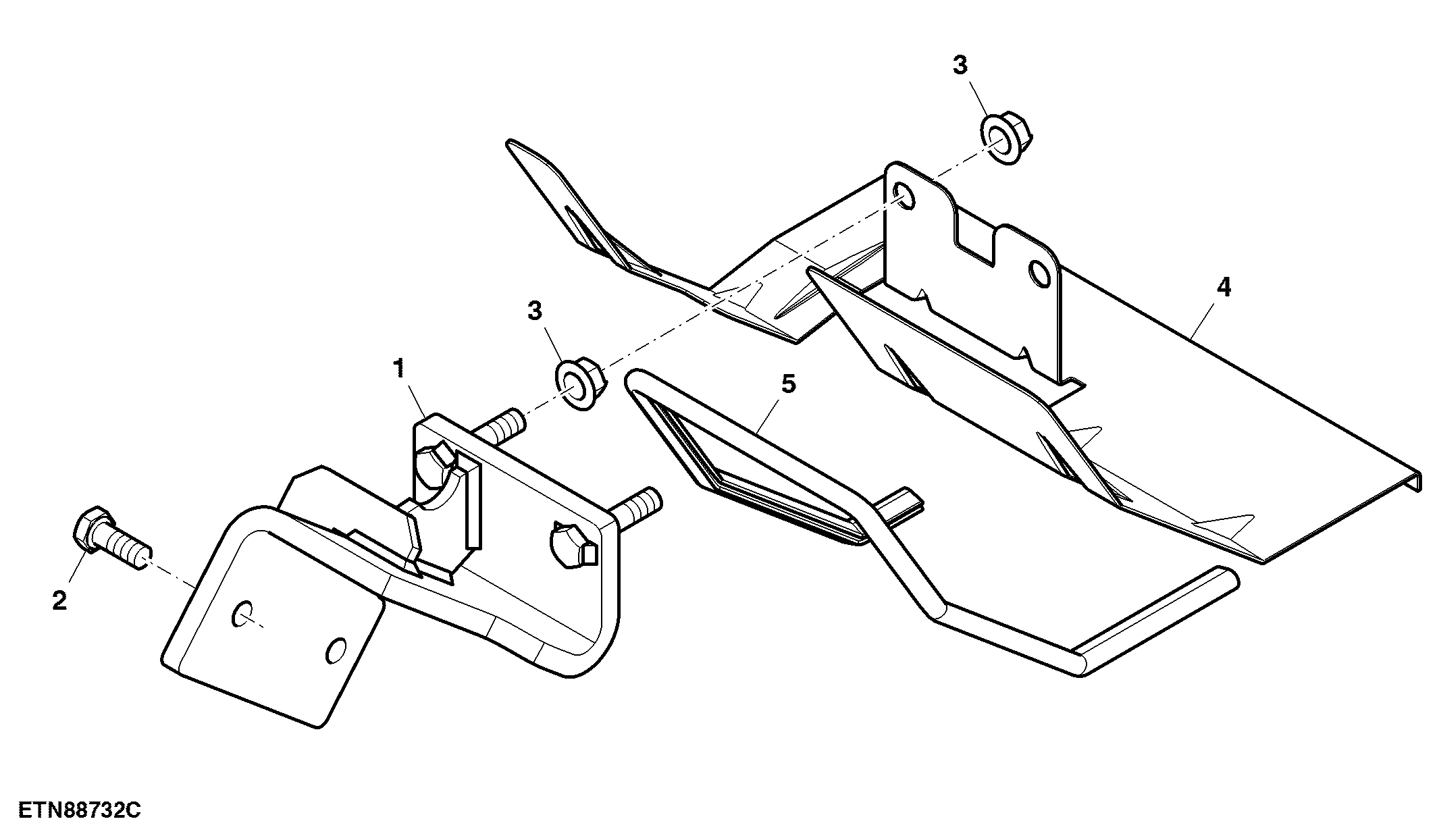 Mounting Parts, Mechanical SCV Midstack / Heat Cover