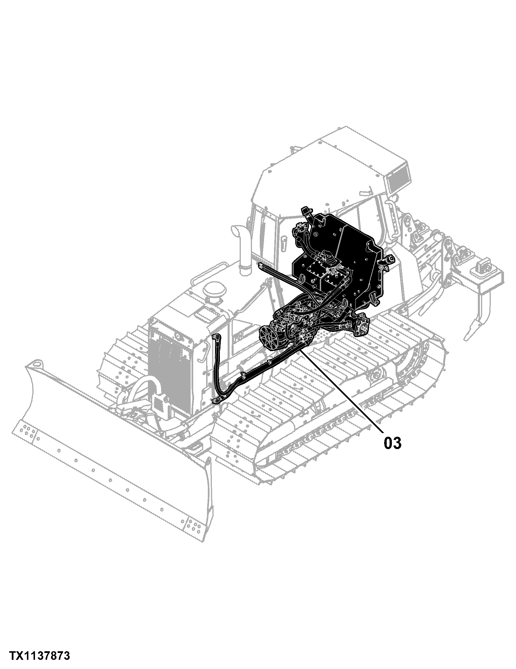 700K Crawler Dozer (PIN: 1T0700KX_ _E217278 - 275435) Engine 6068HT092