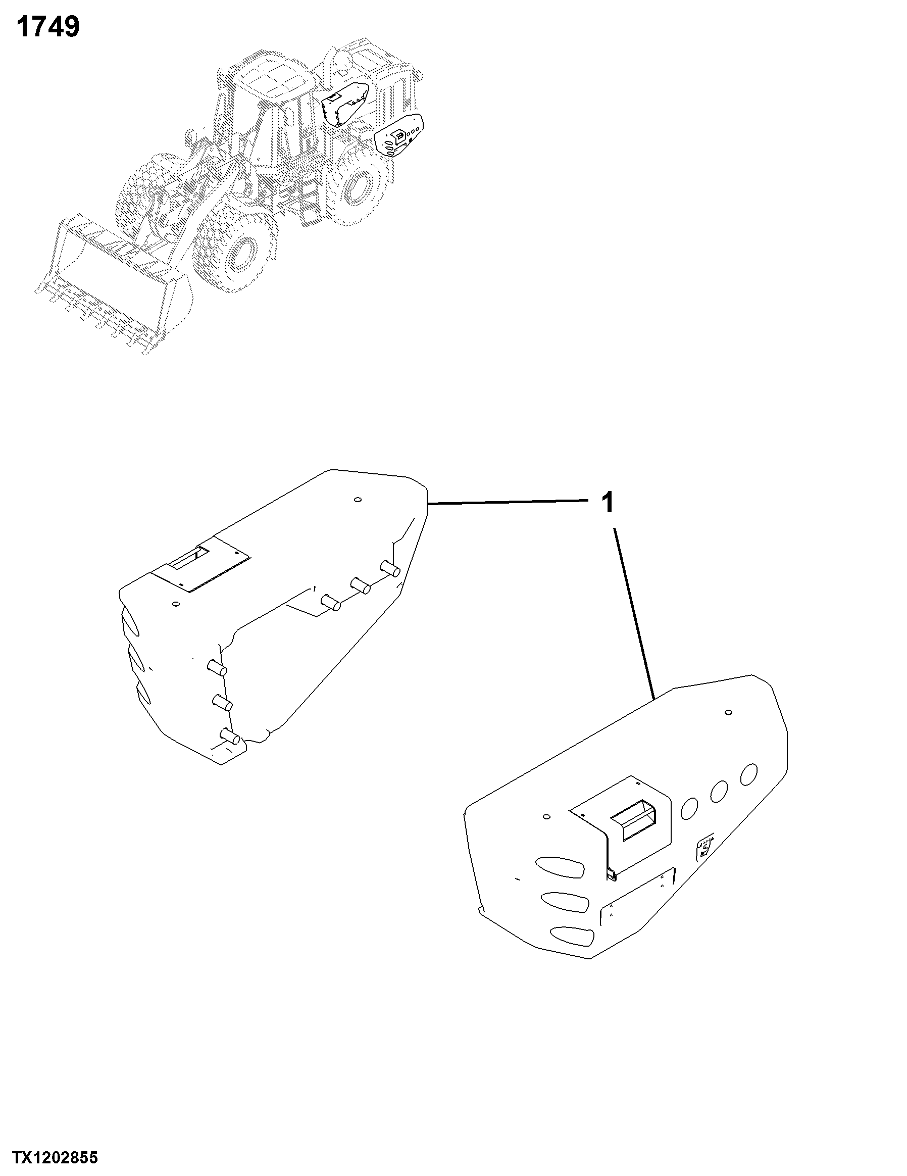 1749 Chassis Weights