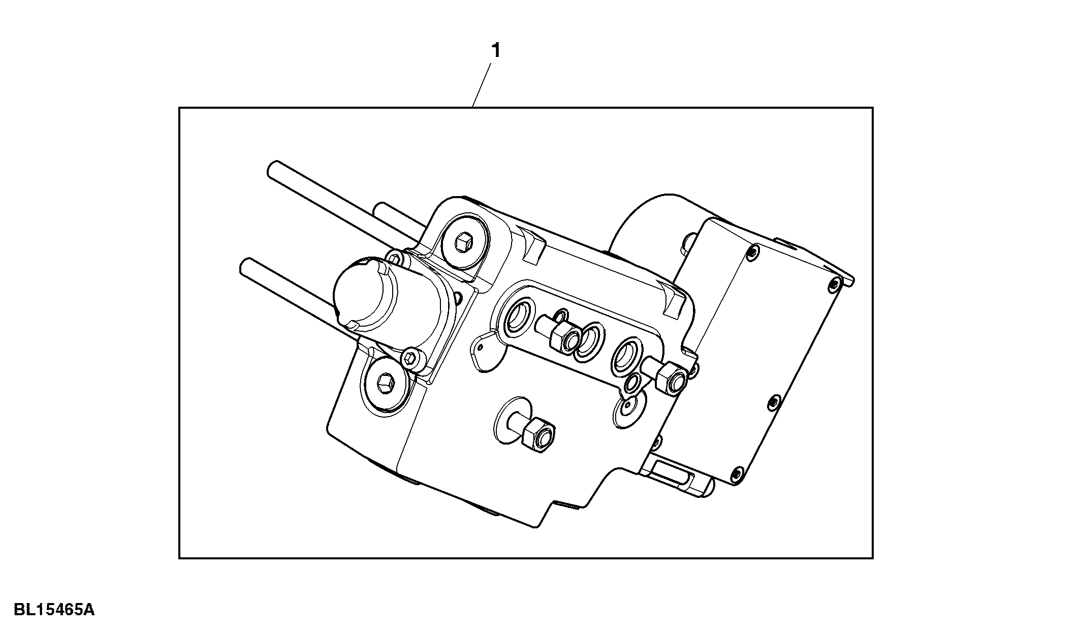 Attachment, Electrical Midstack SCV, Upgrade Kit to 3rd Function