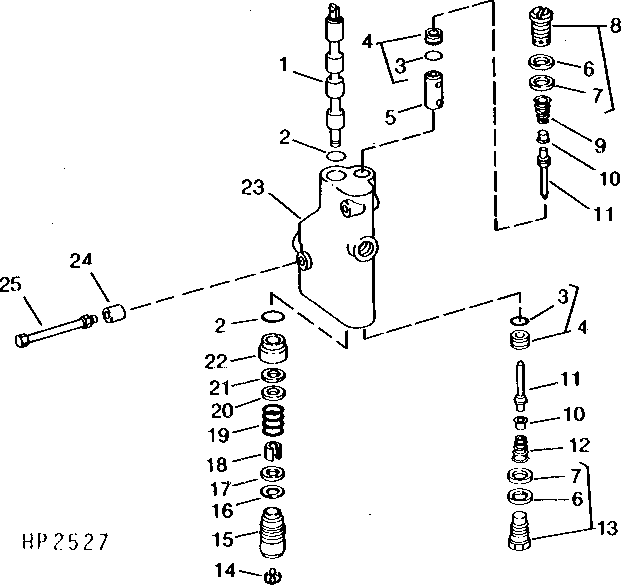 UNLOADING AUGER SWING CONTROL VALVE ( - 610149)