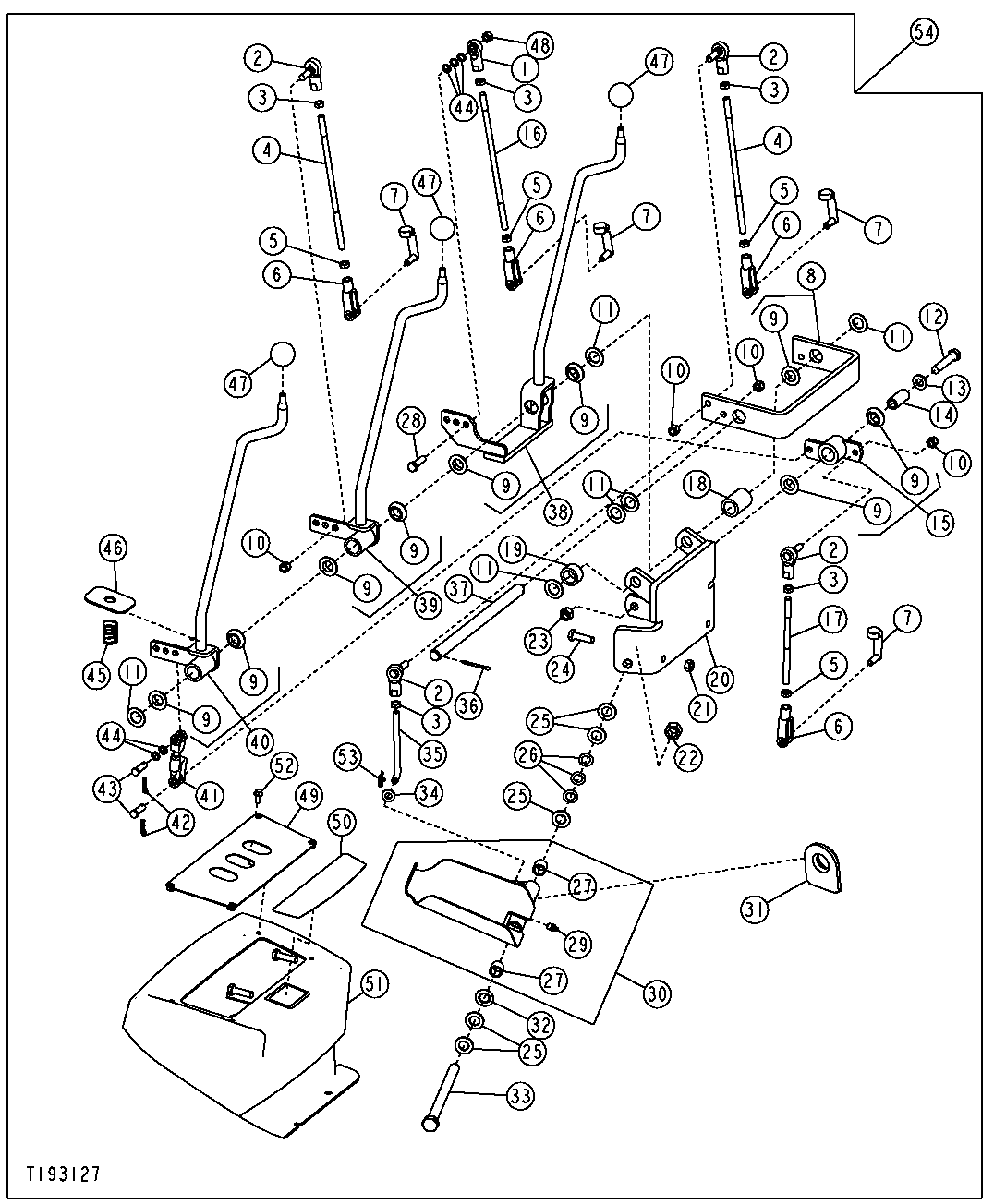 Three Lever Control Valve Linkage and Conversion Kit