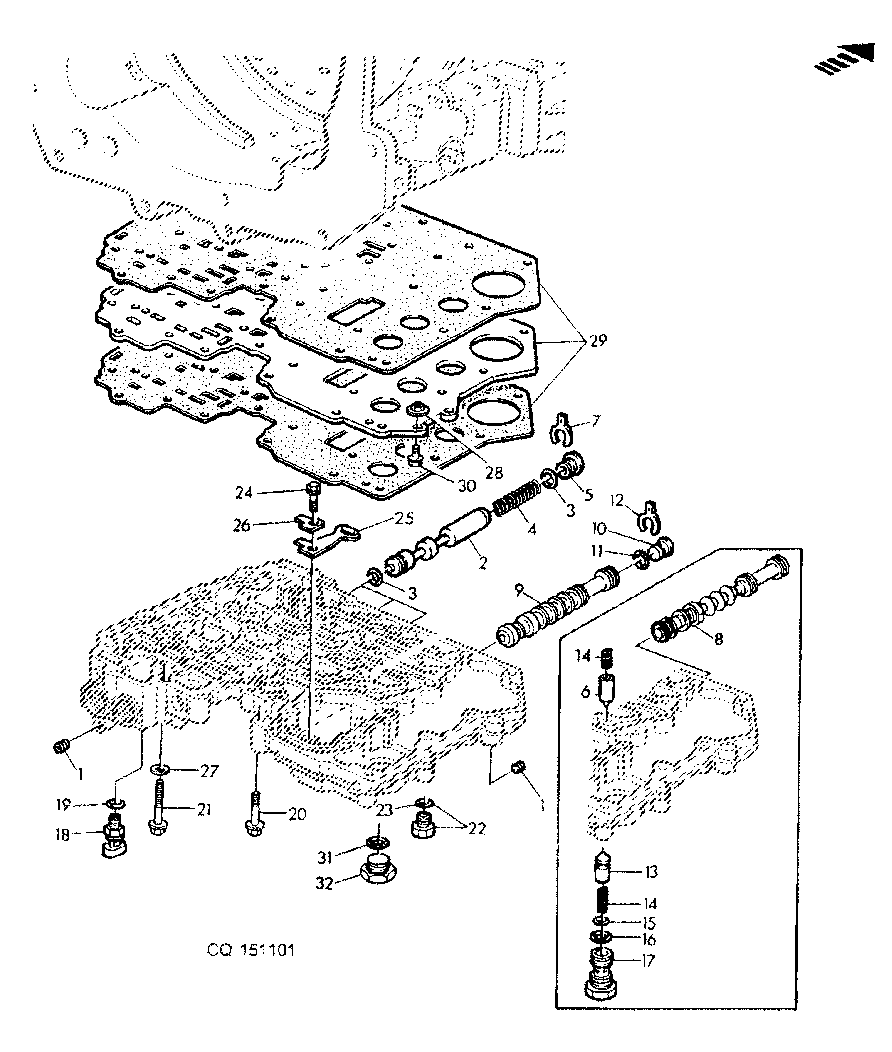 CONTROL VALVE HOUSING - SHIFT VALVES / GASKETS
