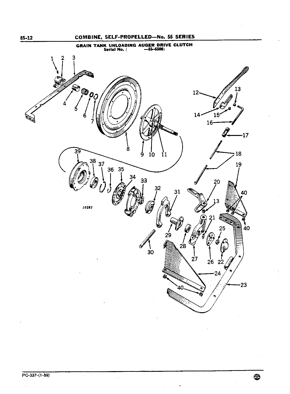 Grain Tank Unloading Auger Clutch